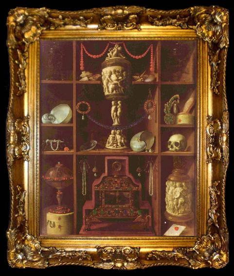 framed  Johann Georg von Hamilton Kleinodien Schrank, ta009-2